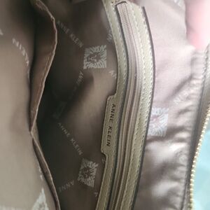 Anne Klein Taupe Interior Handbag
